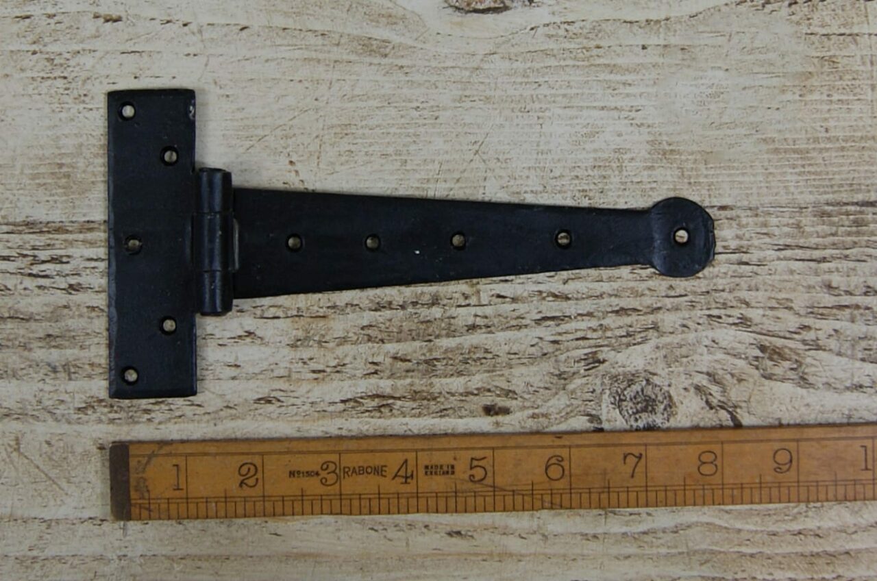 Tee Hinge Light Duty Penny End Hand 200mm Beeswax Cottingham