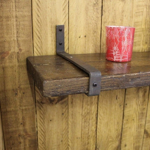 Shelf Bracket STRAP Wrap Scaffold Hand Forged 229mm x 38mm