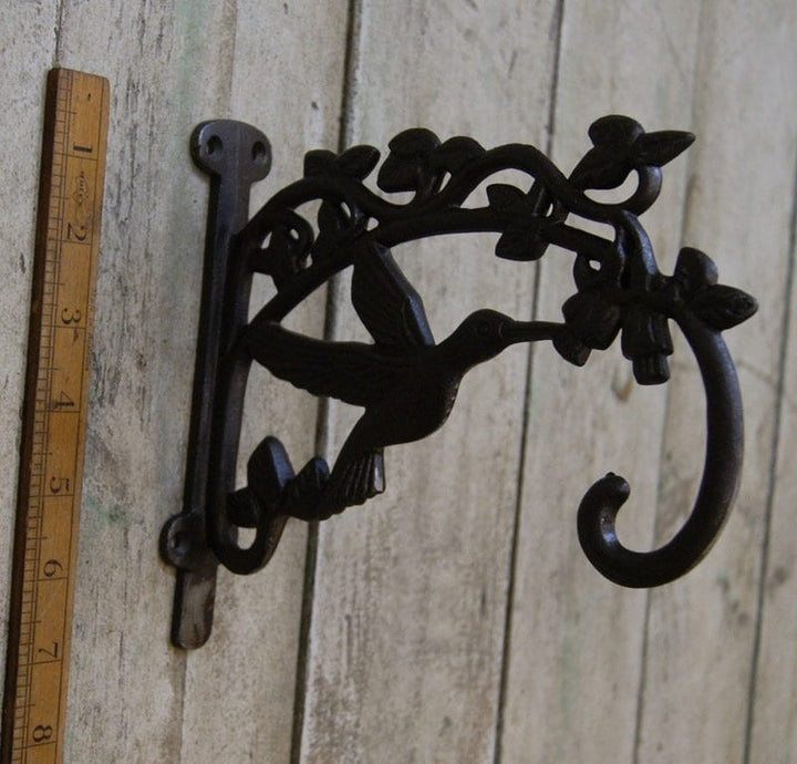 Plant Hanger HUMMINGBIRD Cast Antique Iron 180mm x 190mm
