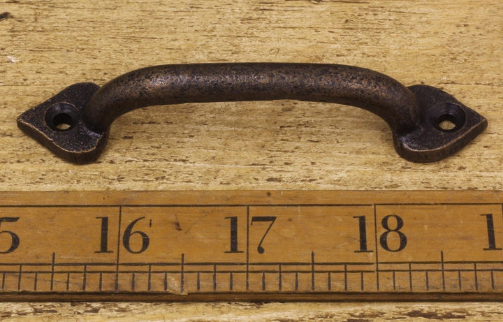 Pull Handle Spearhead Shape Antique Copper 100mm