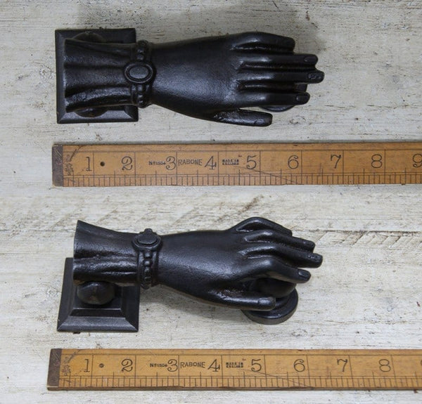 Door Knocker FEMALE HAND Design Antique Iron 145mm