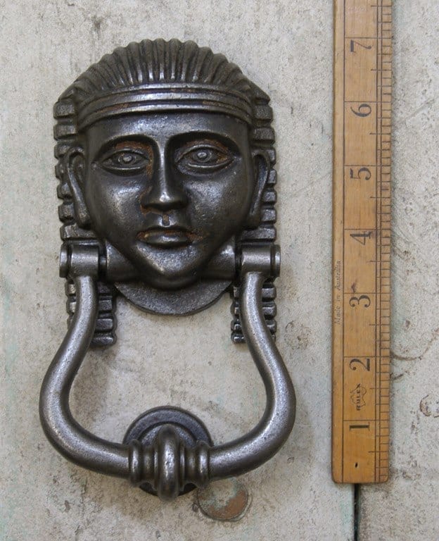 Door Knocker TUTANKHAMUM Antique Iron 180mm