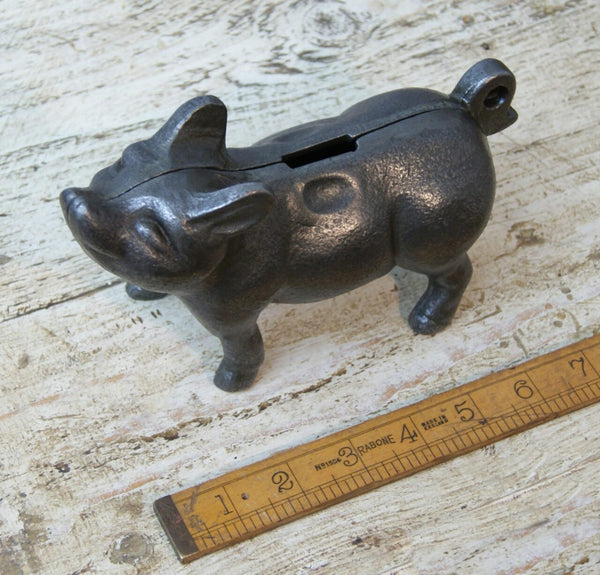 Piggybank Cast Antique Iron 185mm