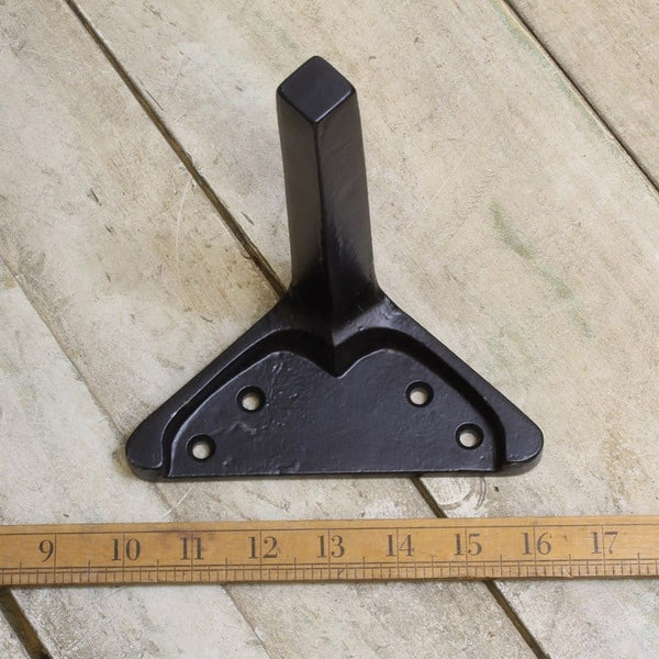Furniture Leg AMALFI Cast Satin Epoxy Black 180mm (ALU)