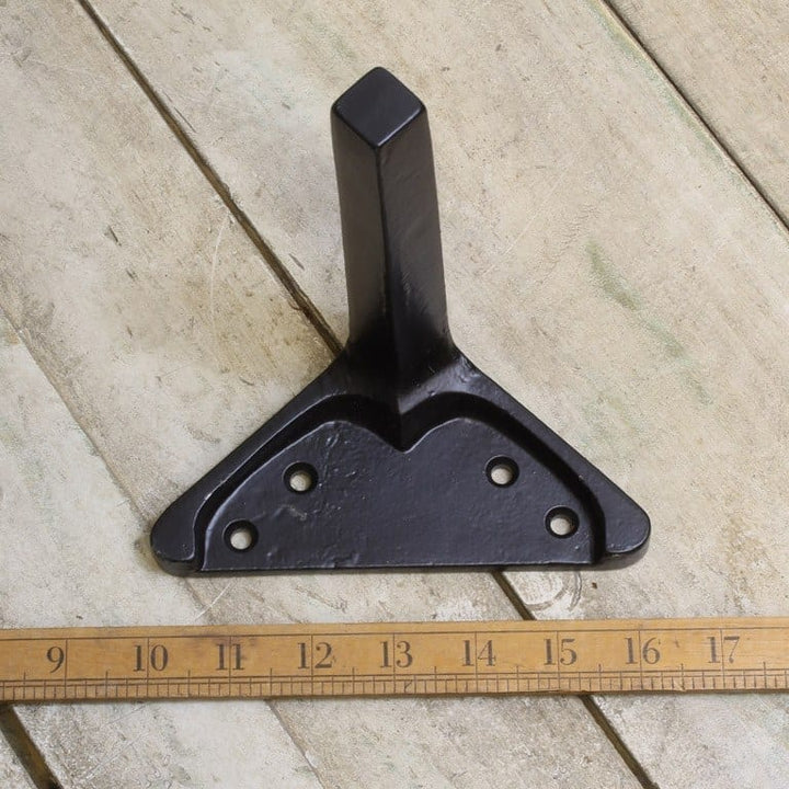 Furniture Leg AMALFI Cast Satin Epoxy Black 180mm (ALU)