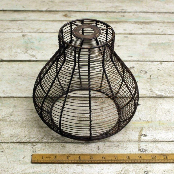 Pendant Shade CAGE TEAR DROP Antique Copper 165mm