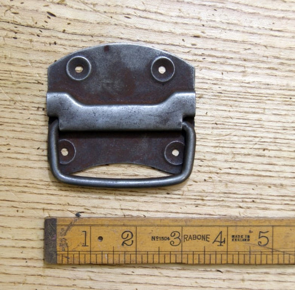 Chest Lifting Handle (HIRA) Pressed Antique Iron 95mm Wide x 85mm High
