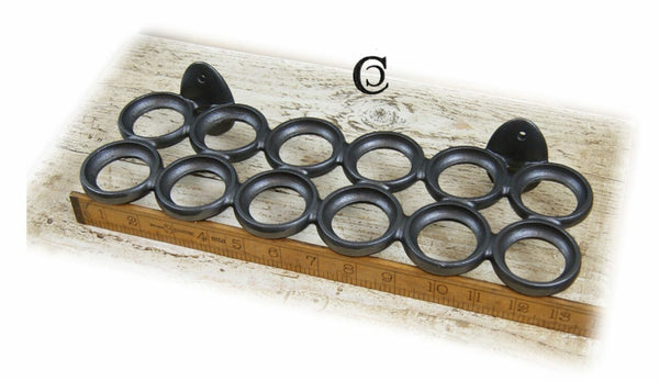 Egg Holder Tray (Dozen) Cast Antique Iron 335mm