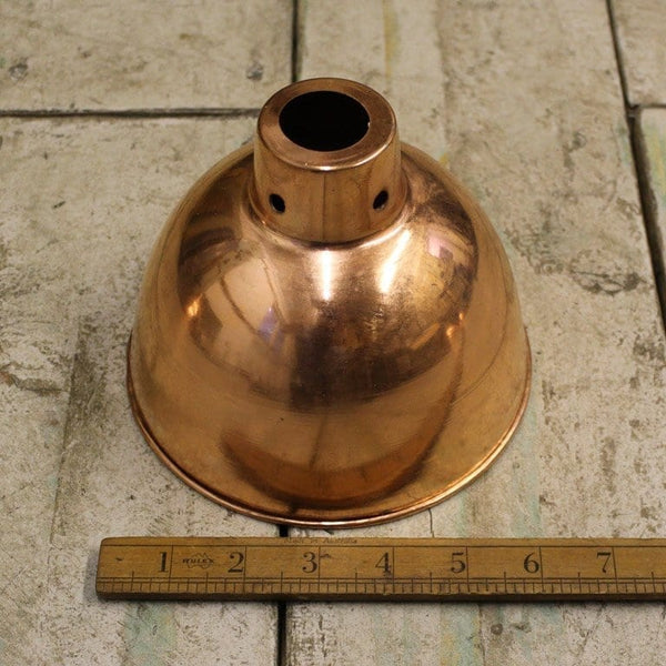 Pendant Hanging Light Shade STUDY Polished Copper 150mm Diameter