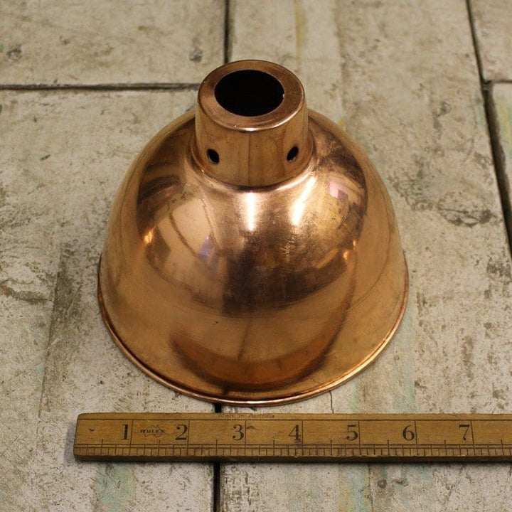 Pendant Hanging Light Shade STUDY Polished Copper 150mm Diameter