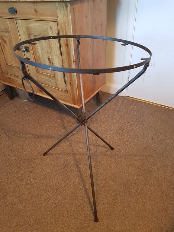 Table Underframe BISTRO Circular Folding Steel 730mm – Cottingham ...