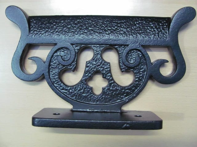 Boot Scraper HADLEIGH Cast Antique Iron - 280mm x 170mm