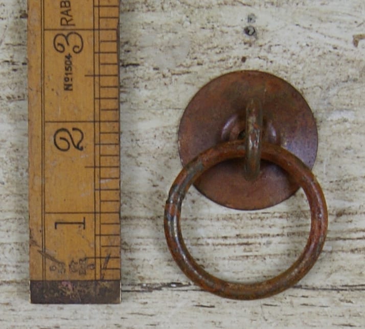 Ring Back Plate Handle Screw-in Rust 47mm Overall Diameter (AF013 ...