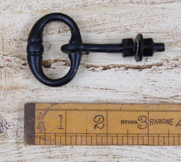 Drop Handle Bolt Through Black Wax 65mm x 45mm TBD