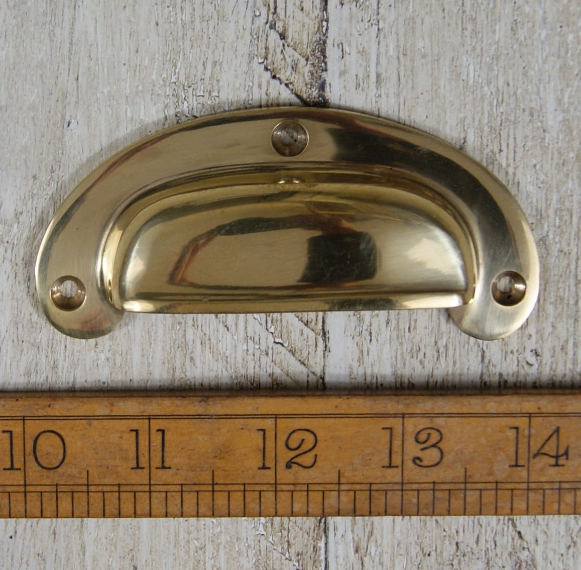 Cup Handle Round Lipped Lugs Solid Brass 102mm – Cottingham Collection