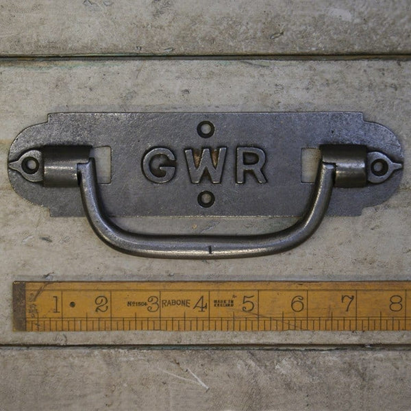 Chest Lifting Handle GWR Heavy Cast Antique Iron 200mm