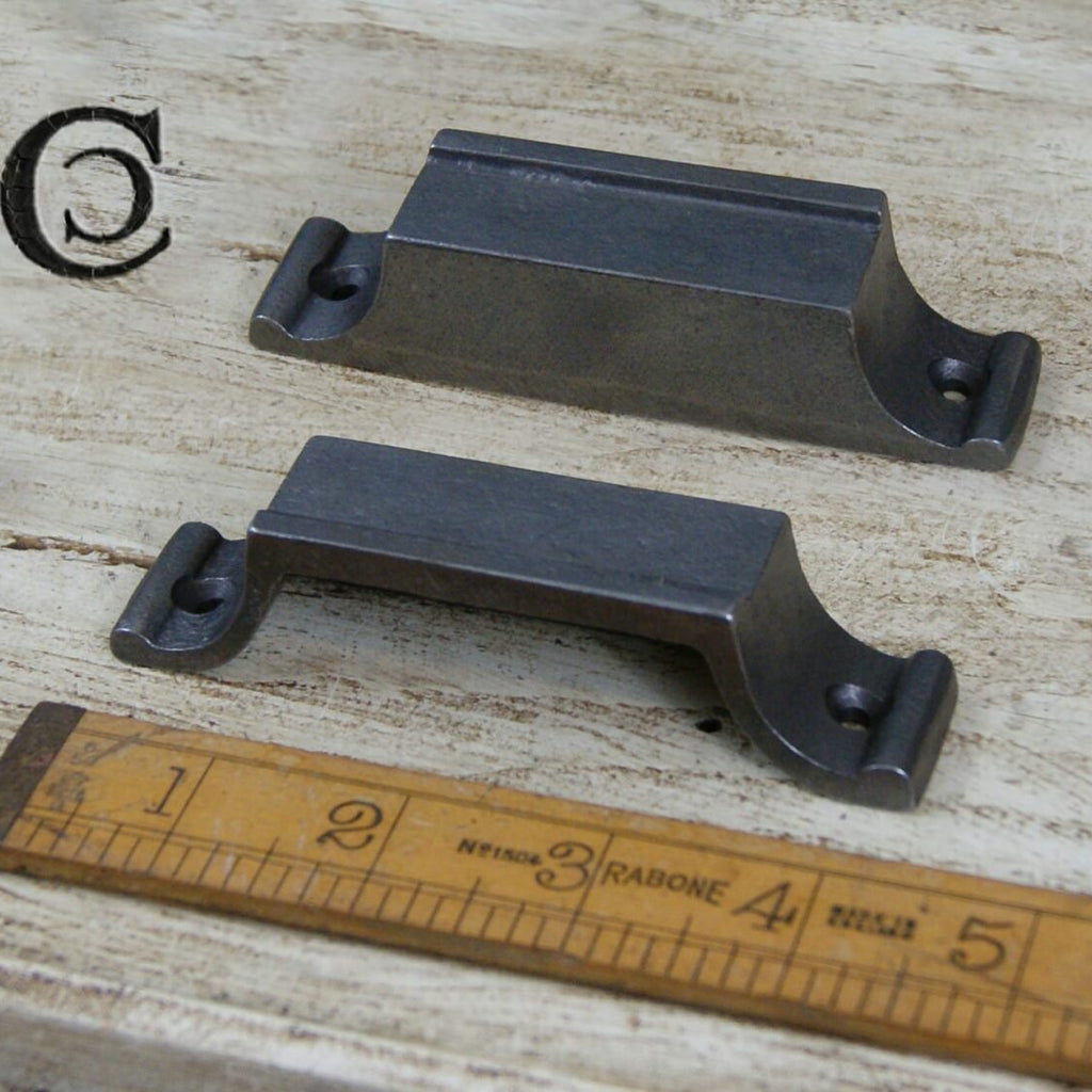 Rim Lock Keep Curved Plain Wide Cast Iron 100mm – Cottingham Collection