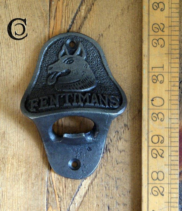 Bottle Opener Wall Mounted FENTIMANS Cast Antique Iron