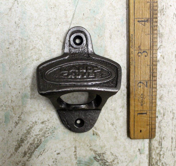 Bottle Opener Wall Mounted LAND ROVER Cast Antique Iron