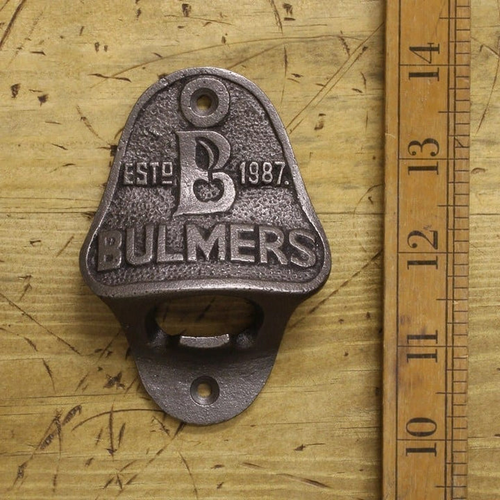 Bottle Opener Wall Mounted BULMERS Cast Antique Iron