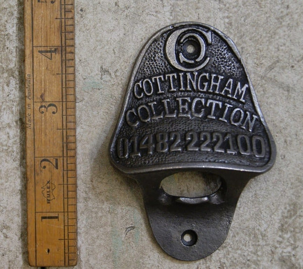 Bottle Opener Wall Mounted COTTINGHAM COLLECTION Antique Iron