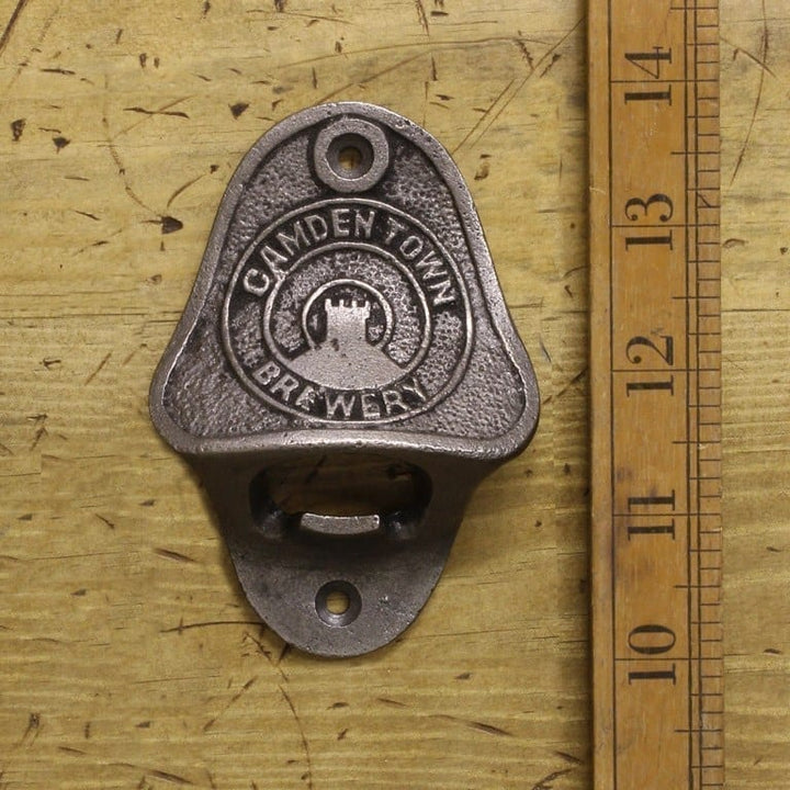 Bottle Opener Wall Mounted CAMDEN TOWN Cast Antique Iron
