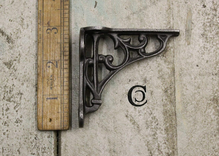 Shelf Bracket HERITAGE Cast Antique Iron 68mm x 68mm