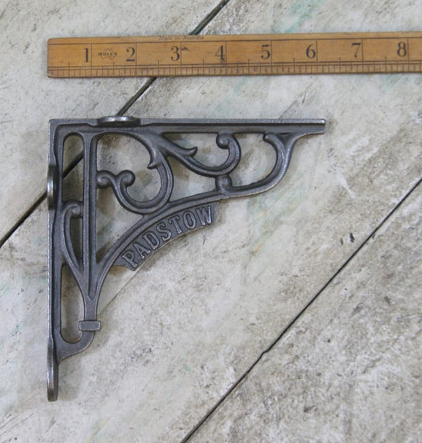 Shelf Bracket PADSTOW Antique Iron 150mm x 150mm