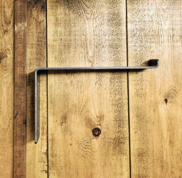 Shelf Bracket UTILITY Medium Duty Angle Lip Steel 150mm x 238mm