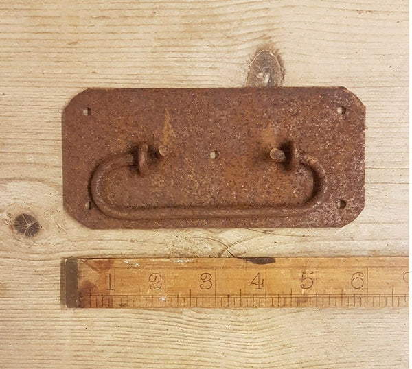 Chest Lifting Handle Plate Design Rust 150mm