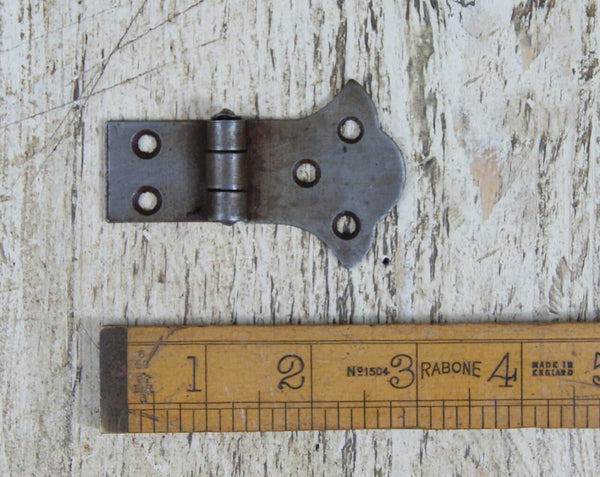 Butterfly Hinge Steel Unequal Antique Iron 72mm x 52mm