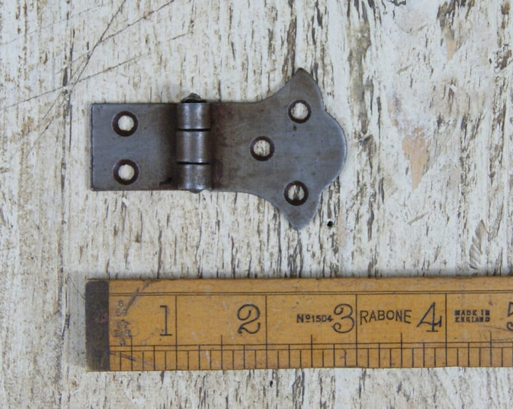 Butterfly Hinge Steel Unequal Antique Iron 72mm x 52mm