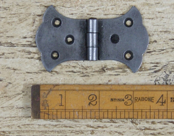 Butterfly Hinge Equal Steel Waxed Antique Iron 85mm x 52mm