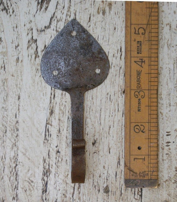 Gothic Hook Hand Forged Antique Iron 130mm see '30' code