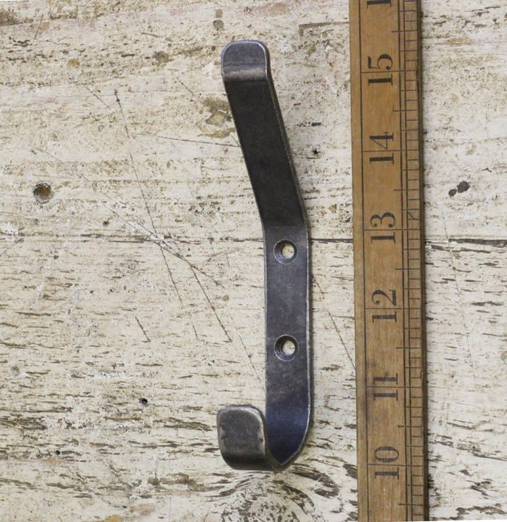 Hat and Coat Hook CLASSROOM Pressed Steel Antique Iron 140mm