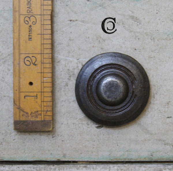 Door Knocker Striker Stud M6 thread Cast Antique Iron 38mm D