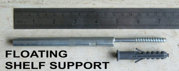 Concealed Shelf Support Screw-in 120mm Rod Masonry 12mm x 185mm