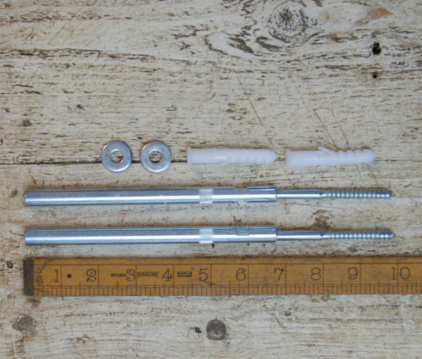 Concealed Shelf Support Screw-in 170mm Rod Masonry 12mm x 250mm