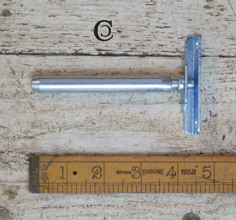 Concealed Floating shelf support screw mount plate ZP 112mm ...