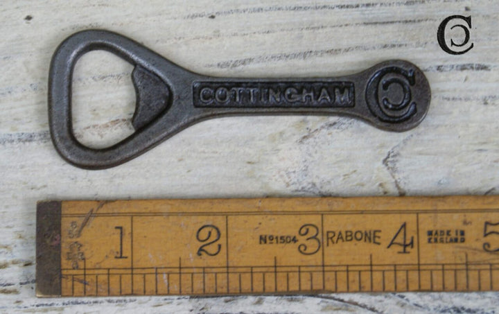 Bottle Opener Cottingham Collection Hand Held Cast Antique Iron