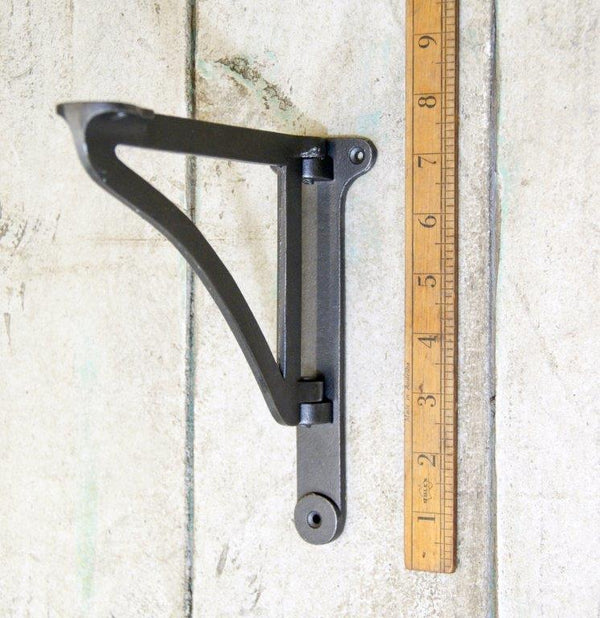 Table Leaf Swivel Bracket 2 x Lugs Cast Antique Iron 180mm x 180mm