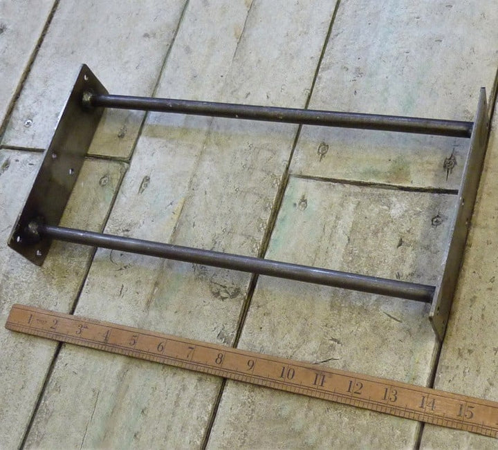 Shelf Support Bracket ACRO Antique Iron 350mm High x 180mm Deep