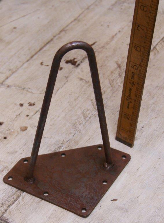 Hairpin Leg 2 Prong Antique Iron 200mm