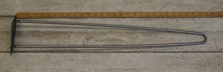 Hairpin Leg 2 Prong Antique Iron 710mm