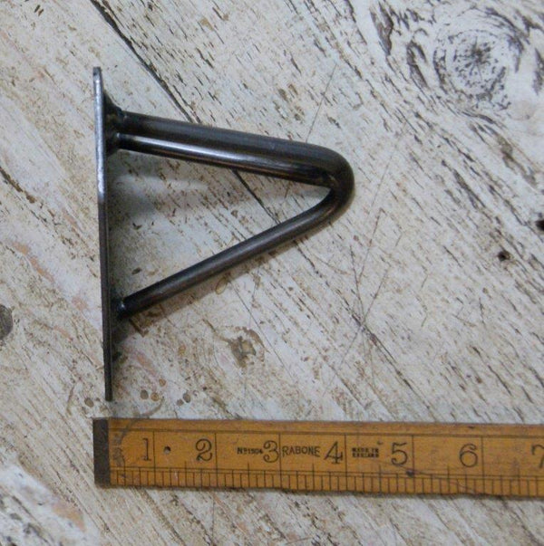 Hairpin Leg Furniture Foot 3 Prong 100mm Antique Iron 100mm