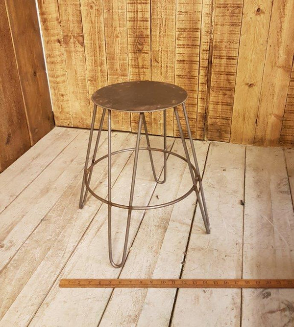 Bar Stool Hairpin Leg Kitchen Circ Foot Rest Antique Iron 400mm
