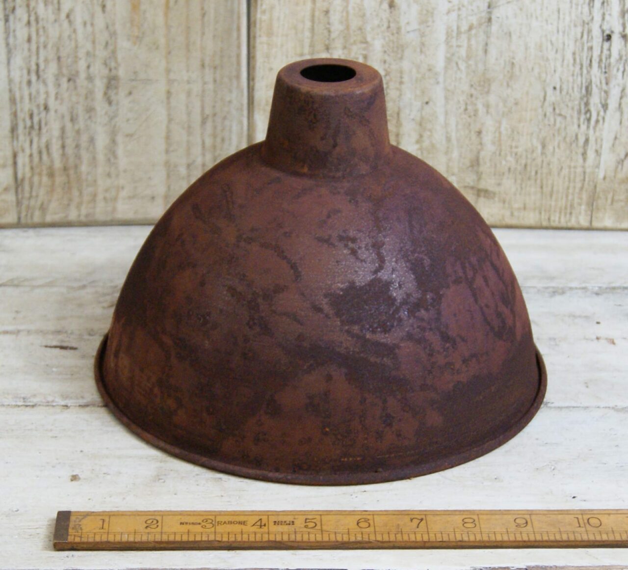 Pendant Hanging Light Shade STUDY Rust 250mm Diameter – Cottingham ...