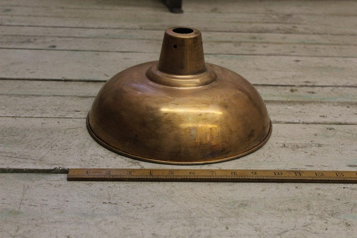 Pendant Hanging Light Shade FACTORY DULL Copper 360mm Diameter
