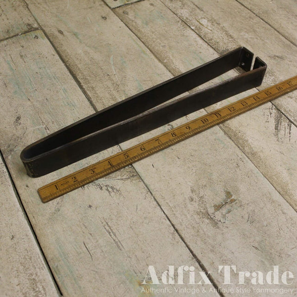 Hairpin Leg CHINESE Style Flat Bar Antique Iron 400mm