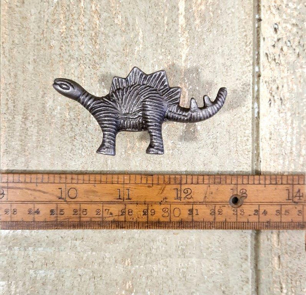 Knob Cupboard Dinosaur Tyranosaurus REX Cast Antique Iron 70mm